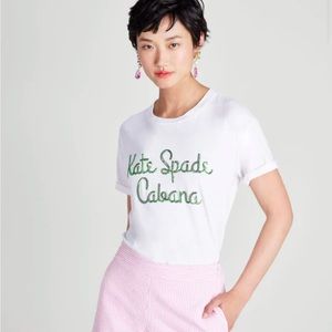 Kate Spade NEW WITH TAGS, never worn!!! XXL Cabana sequin t-shirt